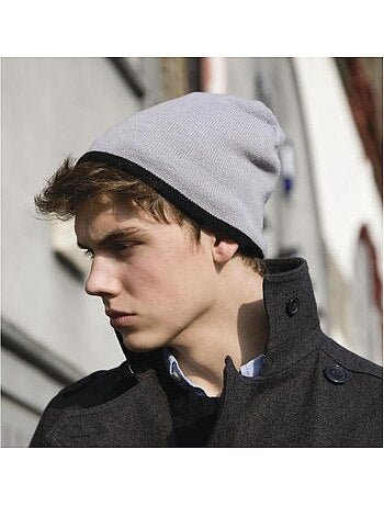 Bonnet d'hiver unisexe réversible fashion fit - result