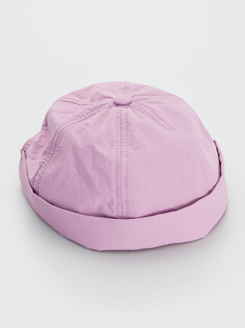 Bonnet docker en microfibre violet - Kiabi