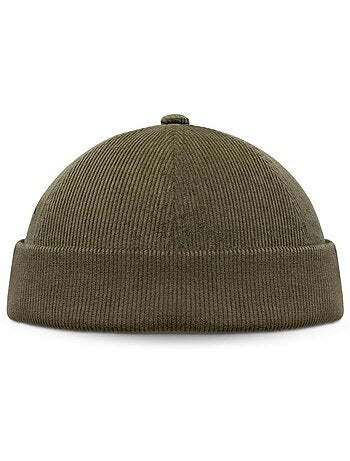 Bonnet docker en velours côtelé homme et femme cord docker