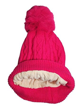 Bonnet doux à pompon DEVA