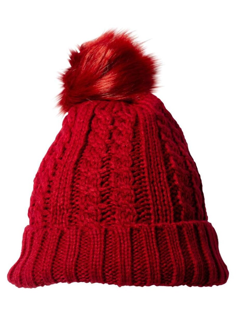 Bonnet doux BIENNE Rouge - Kiabi