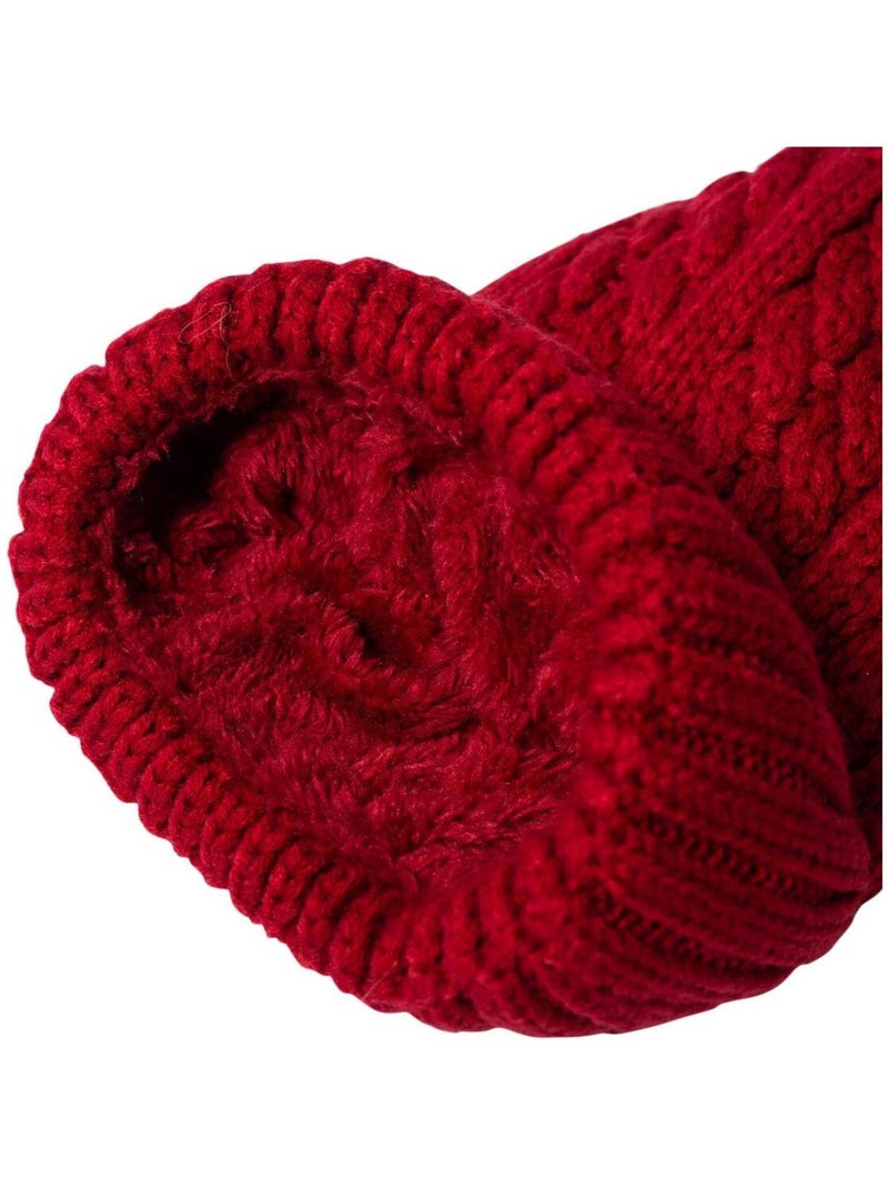 Bonnet doux BIENNE Rouge - Kiabi