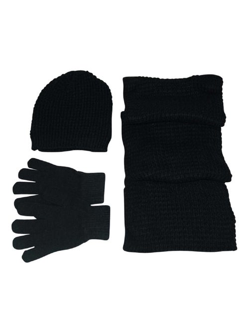 Bonnet, écharpe et gants CORINA - Kiabi