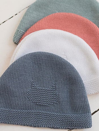 Bonnet en coton - Petits Chats