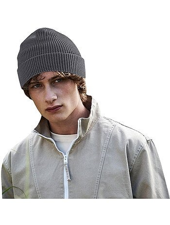 Bonnet en coton biologique gaufré - beechfield