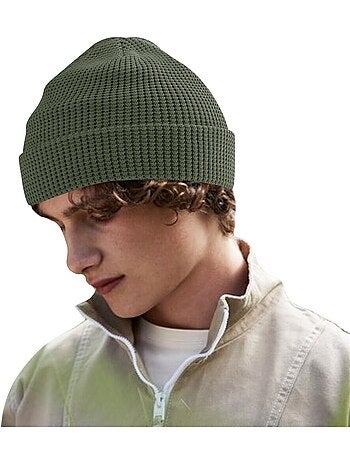 Bonnet en coton biologique gaufré - beechfield