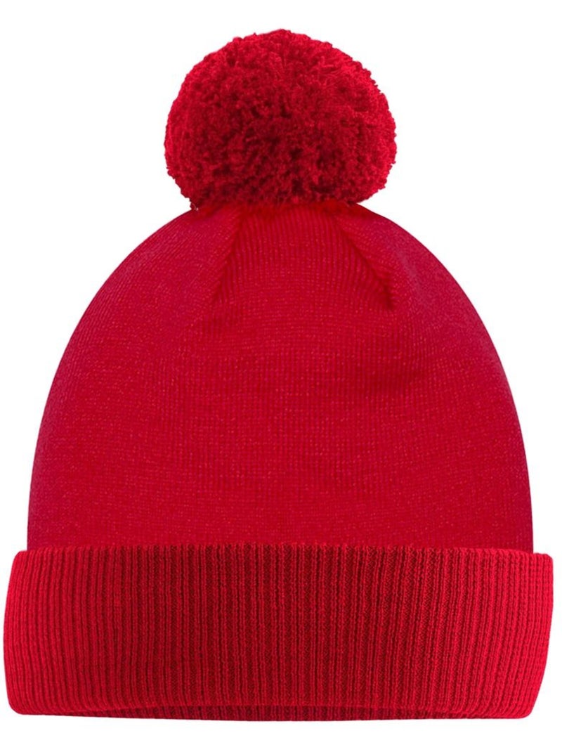 Bonnet en coton biologique snowstar - beechfield Rouge - Kiabi
