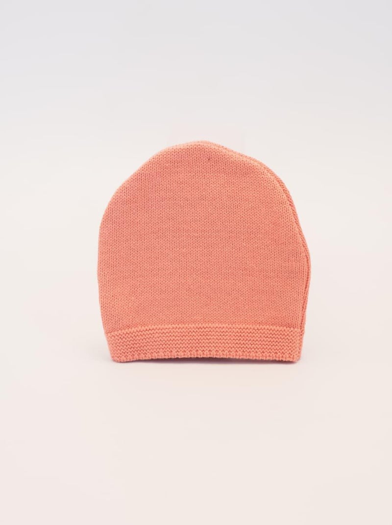 Lot De 2 Bonnets Bébé Soft Touch Coton Ultra Doux - Nouveau-né 0-3 Mois Ou 0-6 Mois Avec Nœud