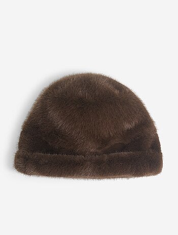 Bonnet en fausse fourrure