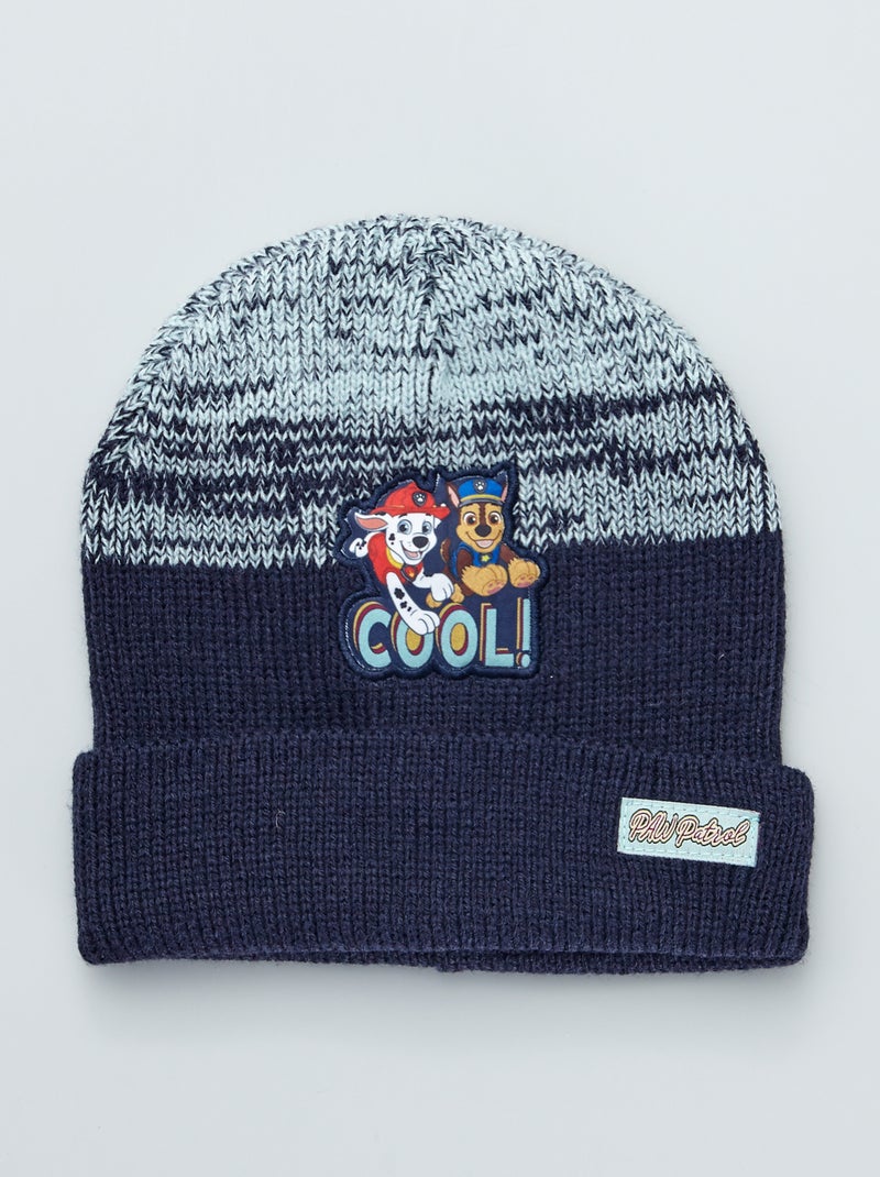 Bonnet en laine 'Pat Patrouille' Bleu - Kiabi