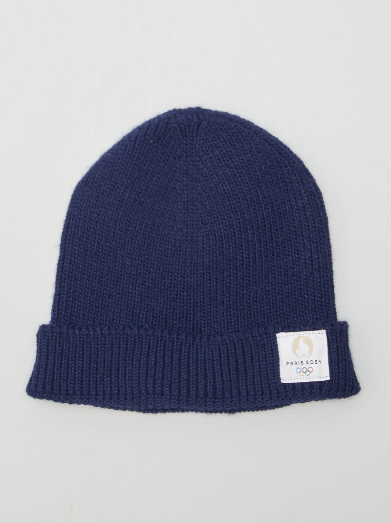 Bonnet en maille - Paris 2024 Bleu - Kiabi