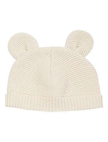 Bonnet en maille avec des petites oreilles