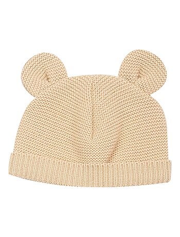 Bonnet en maille avec des petites oreilles