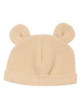 Bonnet en maille avec des petites oreilles