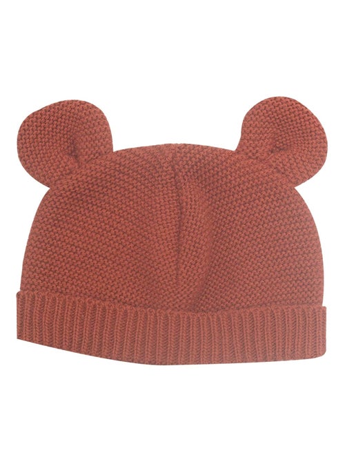 Bonnet En Maille Avec Des Petites Oreilles - Kiabi
