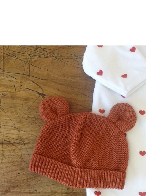 Bonnet En Maille Avec Des Petites Oreilles - Kiabi