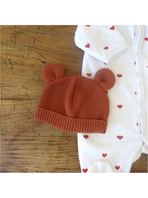 Bonnet En Maille Avec Des Petites Oreilles - Kiabi