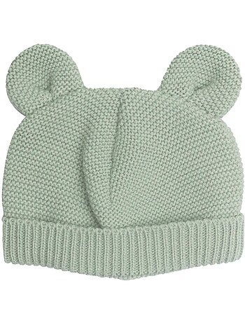Bonnet En Maille Avec Des Petites Oreilles