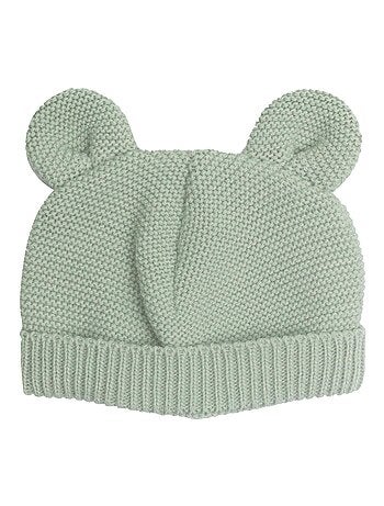 Bonnet en maille avec des petites oreilles