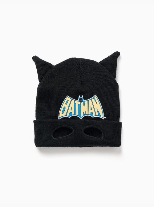 Bonnet en maille avec imprimé batman et oreilles 3d - Kiabi Bonnet en maille avec imprimé batman et oreilles 3d - Kiabi