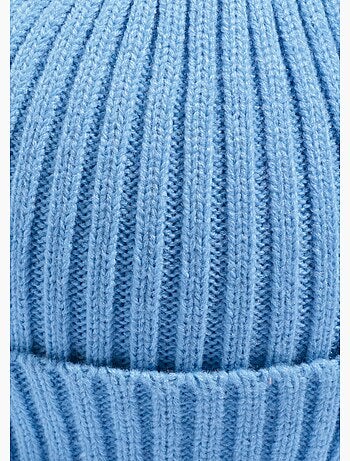 Bonnet en maille cotelée à revers - AFIBEL