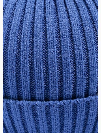 Bonnet en maille cotelée à revers - AFIBEL