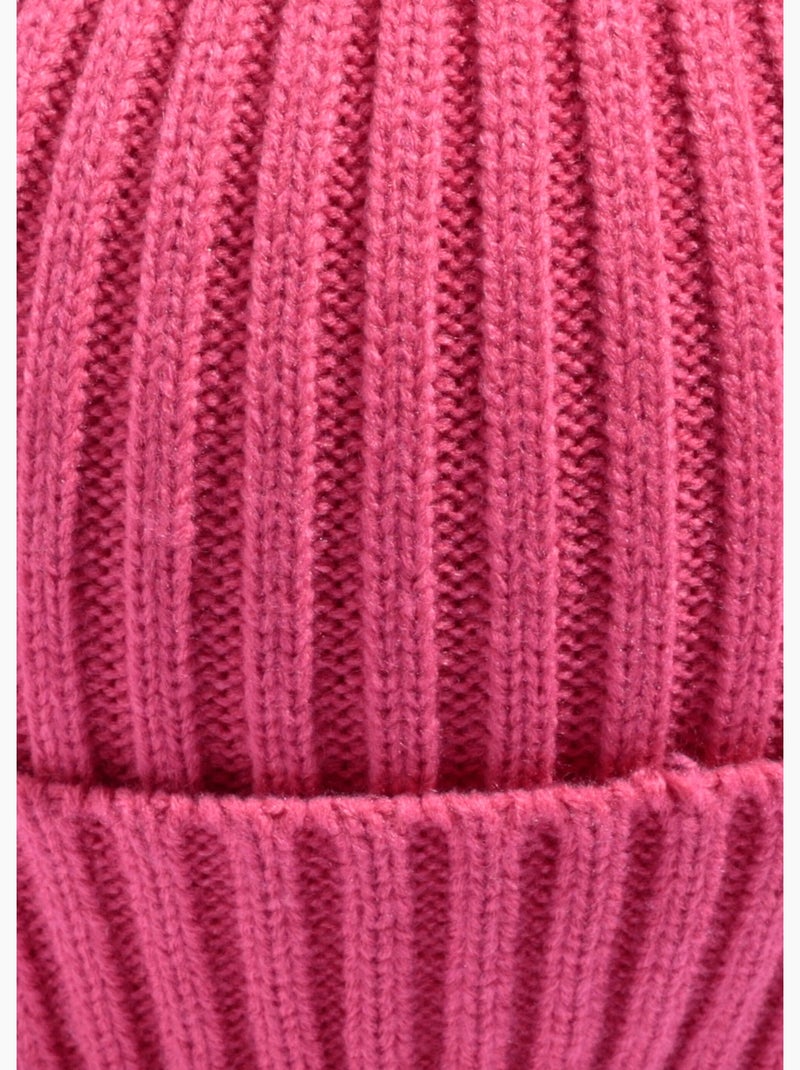 Bonnet en maille cotelée à revers - AFIBEL Corail - Kiabi