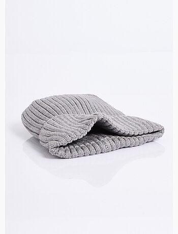 Bonnet en maille cotelée, à revers - AFIBEL