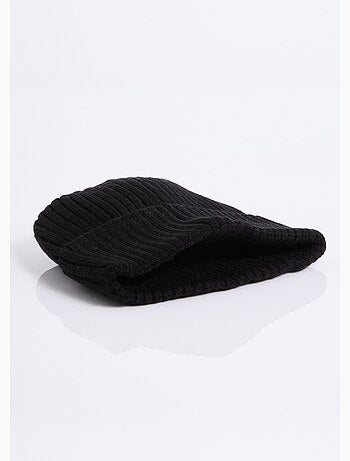 Bonnet en maille cotelée, à revers - AFIBEL