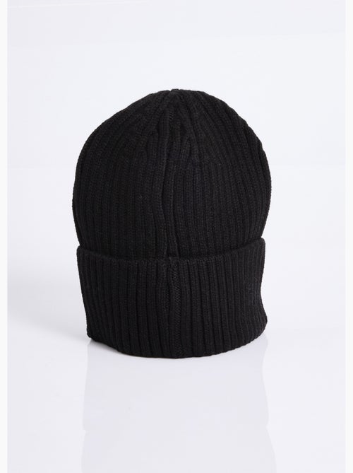 Bonnet en maille cotelée, à revers - AFIBEL - Kiabi