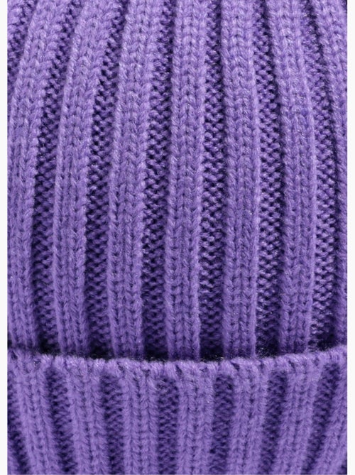 Bonnet en maille cotelée à revers - AFIBEL - Kiabi