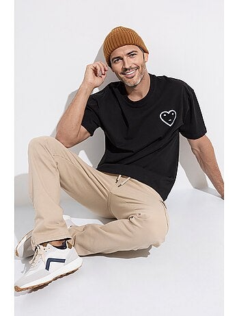 Bonnet en maille cotelée à revers