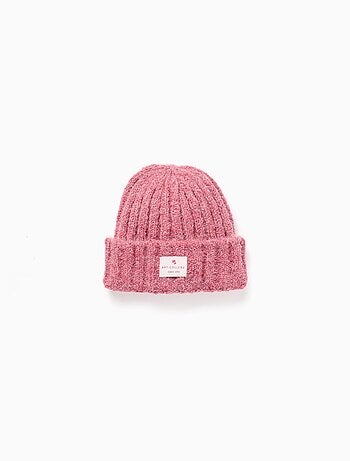 Bonnet en maille épaisse torsadée