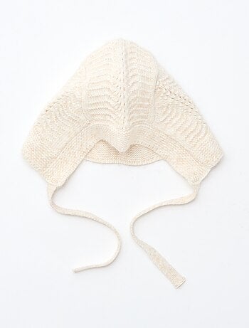 Bonnet en maille fantaisie