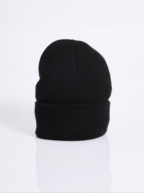 Bonnet en maille fines cotes à revers - AFIBEL - Kiabi
