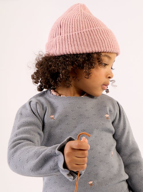 Bonnet en maille grosse jauge - Kiabi Bonnet en maille grosse jauge - Kiabi