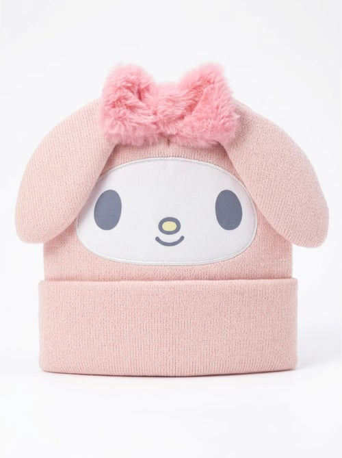 Bonnet en maille hello kitty rose - Kiabi