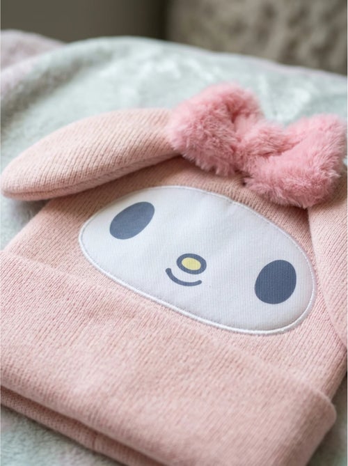 Bonnet en maille hello kitty rose - Kiabi