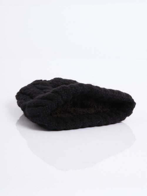 Bonnet en maille intérieur sherpa - afibel - Kiabi