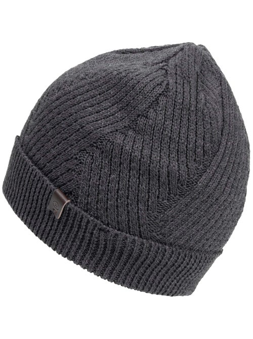 Bonnet en maille recylée, chaud, doublé polaire recyclée homme isotoner - Kiabi