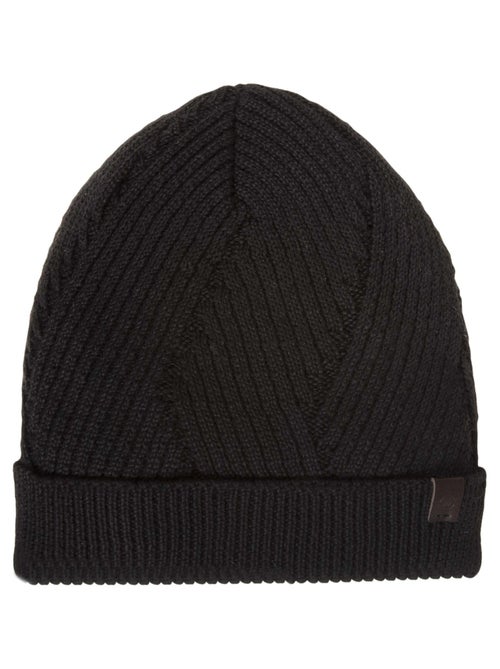 Bonnet en maille recylée, chaud, doublé polaire recyclée - Kiabi