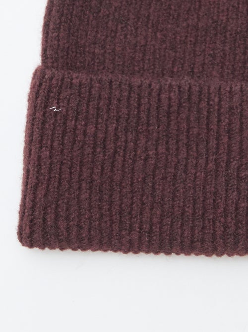 Bonnet en maille - Kiabi