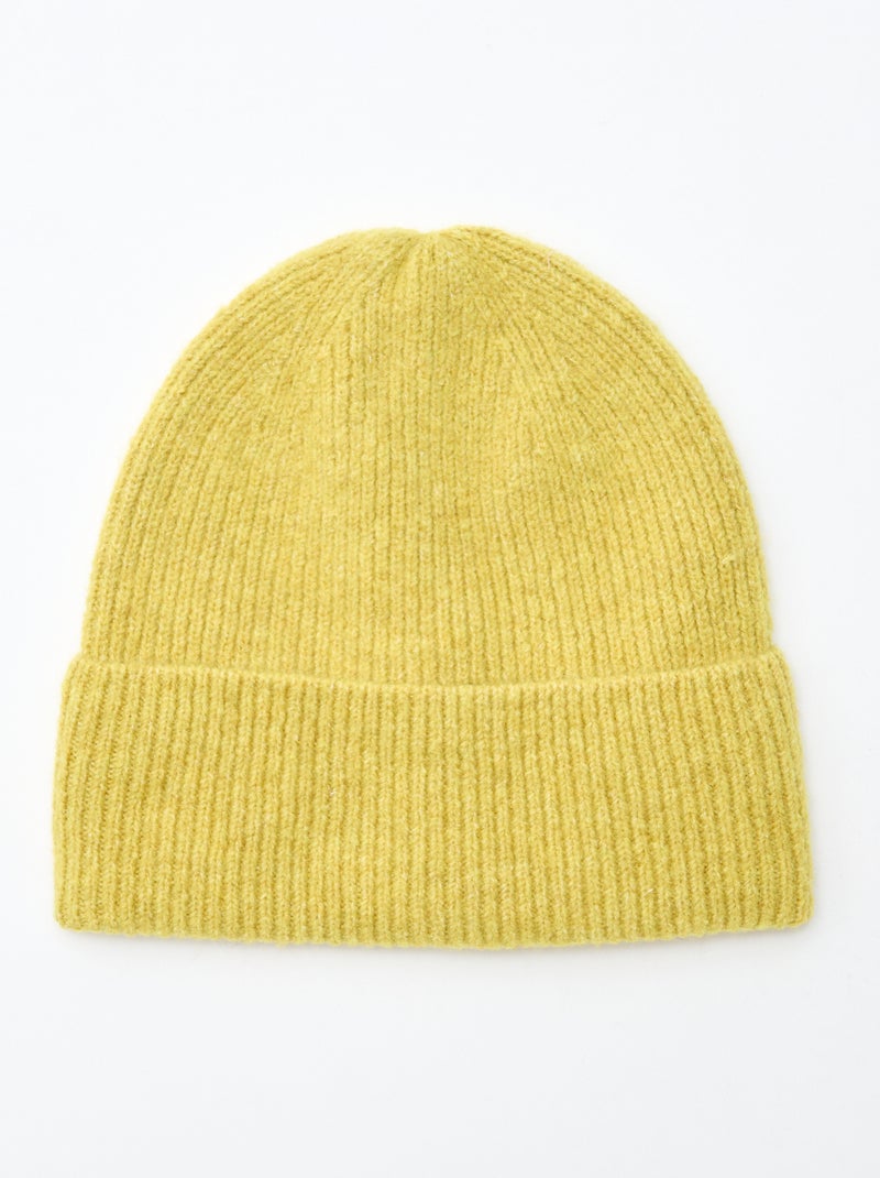Bonnet en maille Vert - Kiabi