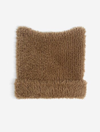 Bonnet en matière douce forme chat
