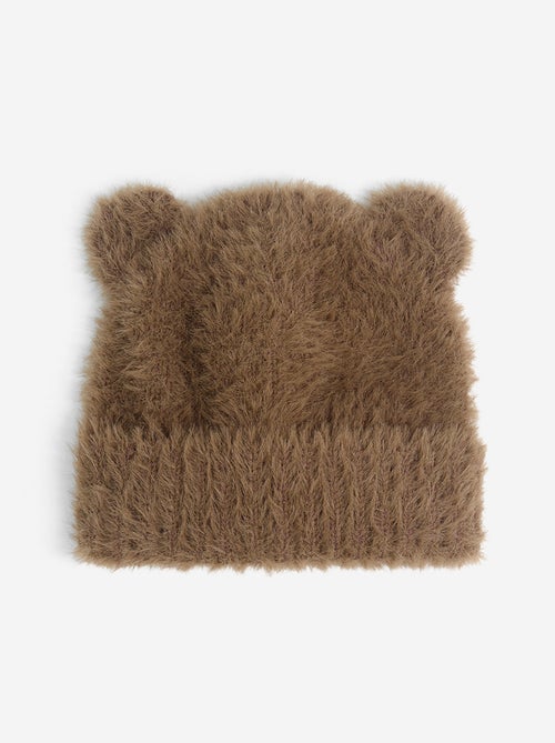 Bonnet en matière douce forme ourson - Kiabi Bonnet en matière douce forme ourson - Kiabi