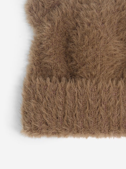 Bonnet en matière douce forme ourson - Kiabi Bonnet en matière douce forme ourson - Kiabi