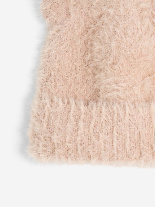Bonnet en matière douce forme ourson - Kiabi