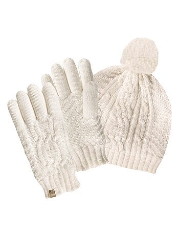 Bonnet En torsades travaillées femme Isotoner