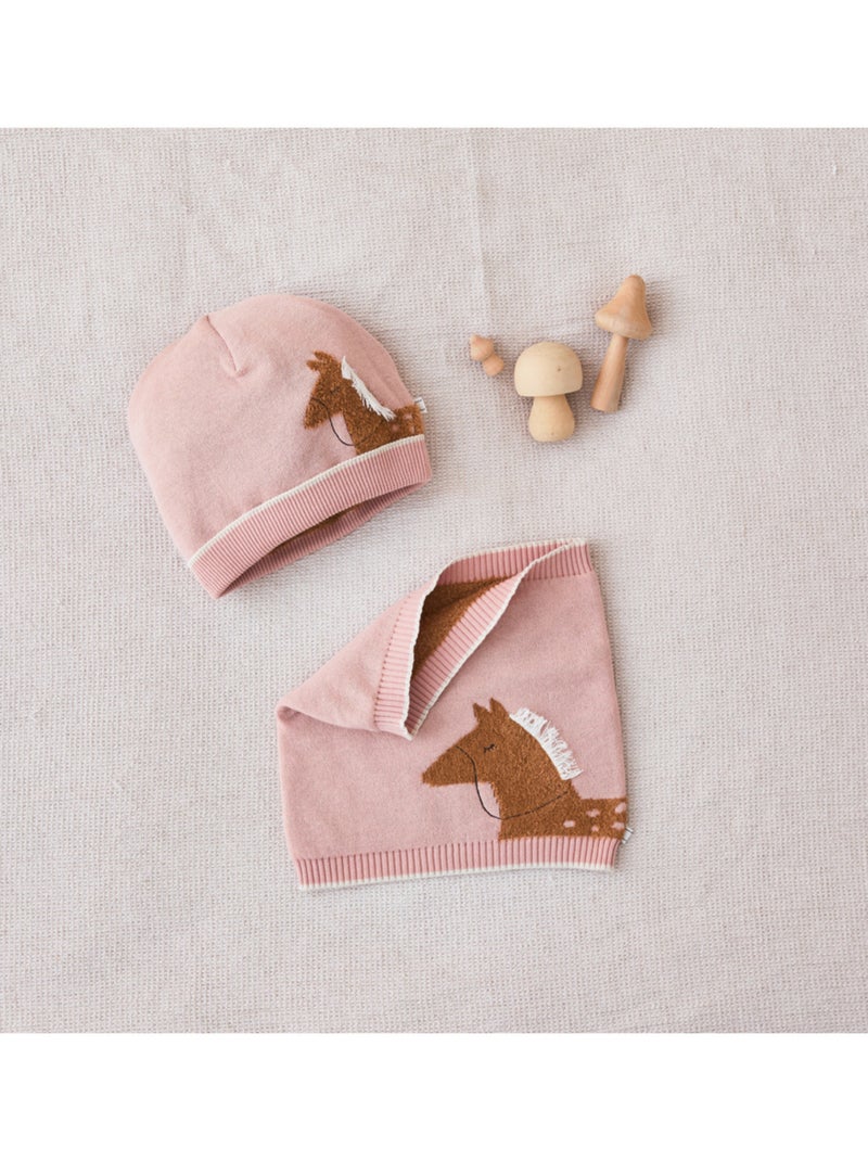 Bonnet en tricot, cheval Noukie's Rose - Kiabi
