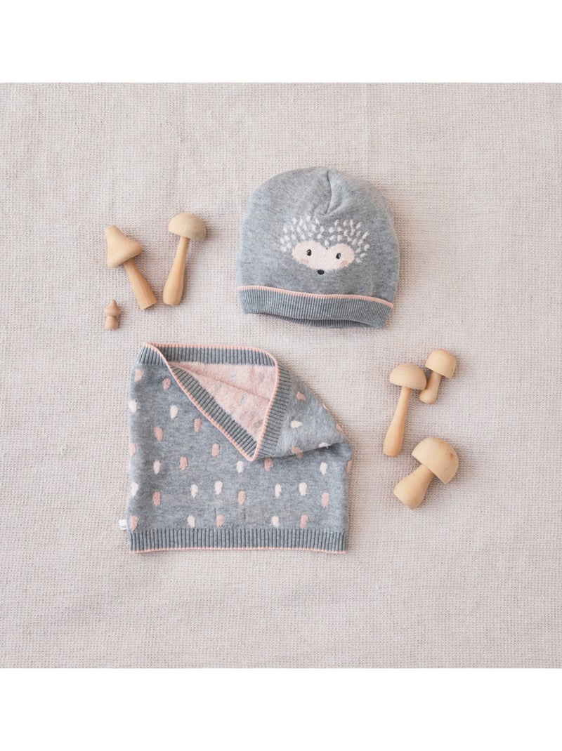 Bonnet en tricot, hérisson Noukie's Gris - Kiabi